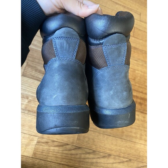 Timberland Mens 9 Field Boots Waterproof Navy Blue Nubuck Leather Gorpcore GUC - Picture 6 of 8